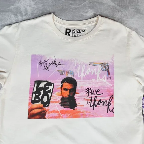 Roots Of Fight David Le Batard Art T Shirt Mens Medium Made In USA White NEW - Picture 2 of 8